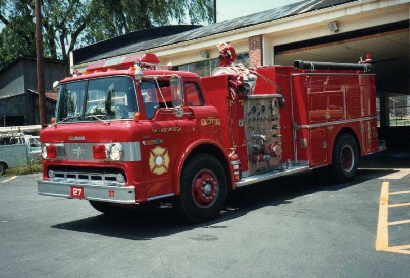 1987 Ford F-8000 Grumman (retired).  1000gpm / 1250gal.  Purchased in 1985
Sold via broker.